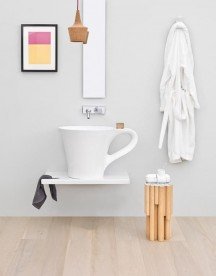 Раковина для ванной ArtCeram Cup 69х50 см белый глянцевый OSL005 01;00