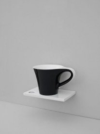 Раковина для ванної ArtCeram Cup 69х50 см чорний / білий OSL005 01; 50