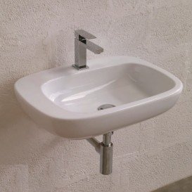 Раковина для ванной ArtCeram Dial 60х47 см белый глянцевый DAL001 01;00