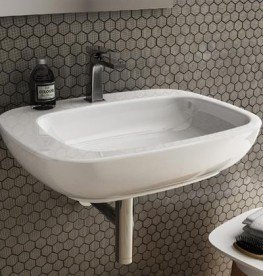 Раковина для ванной ArtCeram Dial 60х47 см белый глянцевый DAL001 01;00