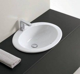 Раковина для ванної ArtCeram Eolo 59х48 см білий глянсовий ELL001 01; 00