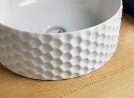 Раковина для ванной ArtCeram Esagono Ø40 см белый глянцевый OSL013 01;00