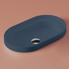 Раковина для ванной ArtCeram Fuori Scala 58,3х36,3 см керамика темно-синий TFL033 36;00