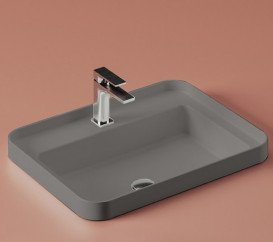 Раковина для ванної ArtCeram Fuori Scala 60,5х45,5 см кераміка сірий (grey olive) TFL034 15;00