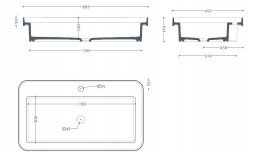 Раковина для ванной ArtCeram Fuori Scala 80,5х45,5 см керамика белый TFL035 01;00