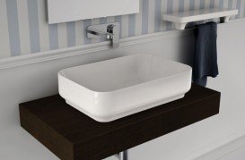 Раковина для ванної ArtCeram Gio Evolution 60х40 см білий глянсовий GIL001 01; 00