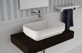 Раковина для ванної ArtCeram Gio Evolution 60х40 см білий глянсовий GIL001 01; 00