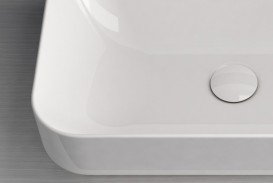 Раковина для ванної ArtCeram Gio Evolution 60х40 см білий глянсовий GIL001 01; 00