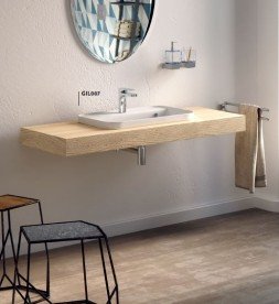 Раковина для ванной ArtCeram Gio Evolution 60х40 см белый матовый GIL007 05;00