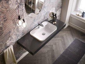 Раковина для ванной ArtCeram Gio Evolution 60х40 см белый матовый GIL007 05;00