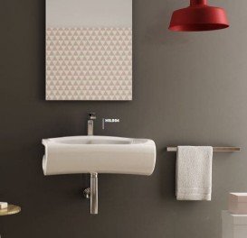 Раковина для ванної ArtCeram Hi-Line 65х51,5 см білий глянсовий HIL004 01; 00