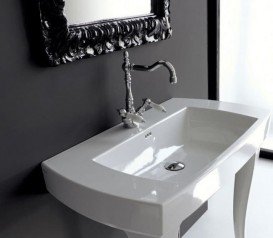 Раковина для ванной ArtCeram Jazz 91,5х48 см белый глянцевый JZL001 01;00