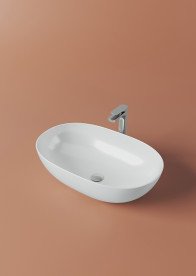 Раковина для ванной ArtCeram La Ciotola 70х44 см керамика белый LCL002 01;00