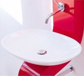 Раковина для ванной ArtCeram La Fontana 60х42 см белый глянцевый LFL001 01;00