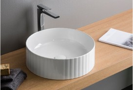 Раковина для ванної ArtCeram Millerighe Ø44 см білий глянсовий OSL010 01; 00