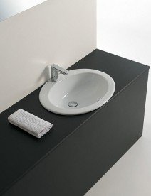 Раковина для ванної ArtCeram Minerva 62х53 см білий глянсовий MNL001 01; 00