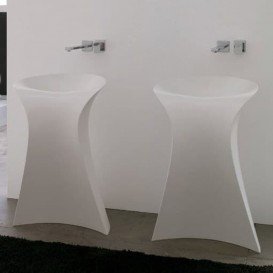 Раковина для ванної ArtCeram Miss 57х58 см білий глянсовий OSL012 01; 00