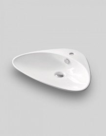 Раковина для ванної ArtCeram Plettro 60х44 см білий глянсовий PTL001 01; 00