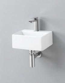 Раковина для ванної ArtCeram Quadro Mini 32х27 см білий глянсовий QUL006 01; 00