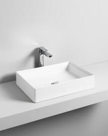 Раковина для ванной ArtCeram Scalino 55х38 см  белый глянцевый SCL002 01;00
