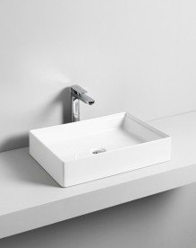 Раковина для ванної ArtCeram Scalino 55х38 см білий матовий SCL002 05; 00