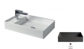 Раковина для ванної ArtCeram Scalino 60х38 см санфарфор коричневий SCL003 25; 00