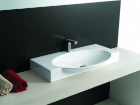 Раковина для ванної ArtCeram Swing 85х48 см білий глянсовий SWL001 01; 00