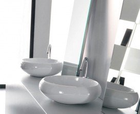 Раковина для ванной ArtCeram Tao Ø 43 см санфарфор белый глянцевый TOL001 01;00