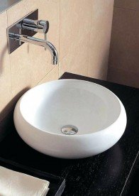 Раковина для ванной ArtCeram Tao Ø 43 см санфарфор белый глянцевый TOL001 01;00