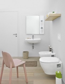 Раковина для ванної ArtCeram Ten 65х51 см санфарфор білий глянсовий TEL001 01; 00