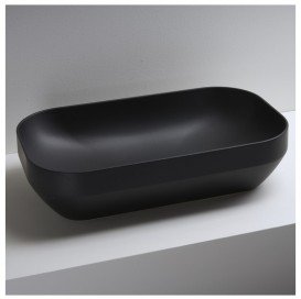 Раковина для ванной Axa Decus 50х35 см керамика черный матовый 8520007