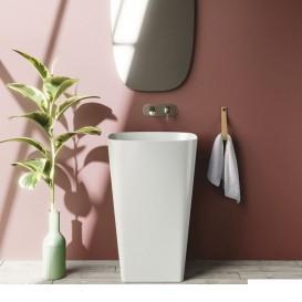Раковина для ванной Catalano Green Lux 55х38 см напольная керамика белый матовый 1FRPGRLXBM