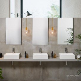 Раковина для ванной Catalano Verso 45х35 см керамика белый глянцевый 14535ZP00