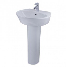 Раковина для ванной Devit Gredos подвесная 56.6х47.2 см санфаянс белый 1010129