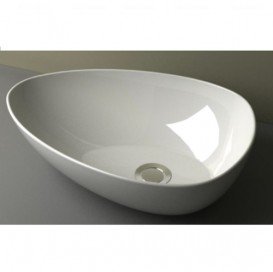 Раковина для ванной Devit Ovale накладная 46.7х34.2 см санфаянс белый 1514136