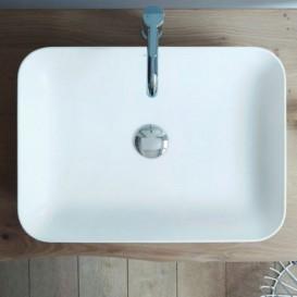 Раковина для ванної Duravit Cape Cod 55х40 см кераміка білий/білий шовковисто-матовий 2347552600