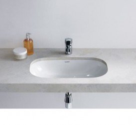 Раковина для ванной Duravit D-Code под столешницу 58х45,5 см керамика белый 0338560000