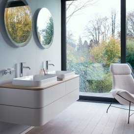 Раковина для ванної Duravit Happy D.2 Plus накладна 60х40 см кераміка білий 2359600000