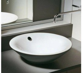 Раковина для ванної Duravit Starck 1 накладна Ø33 см кераміка білий 0408330000