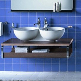 Раковина для ванной двойная Hatria You & Me 92х46 санфарфор белый Y0HF01