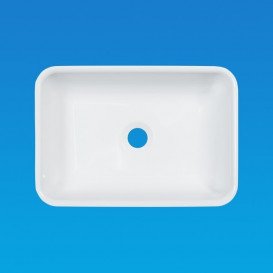 Раковина для ванной Fancy Marble Morena 45х32 см искусственный камень белый матовый 4604103