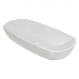 Раковина для ванной Fancy Marble Quant 79,5х39,5 см искусственный камень белый 7608101