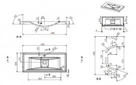Раковина для ванной Fancy Marble Selina 80х35 см искусственный камень белый матовый 5208103