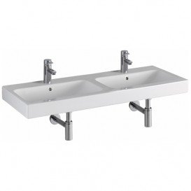 Раковина для ванної Geberit iCon подвійна санфарфор білий 124120000