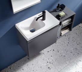 Раковина для ванной Geberit iCon Light 53х31 см с отверстием под смеситель справа санфарфор белый 501.832.00.1