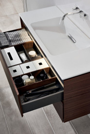 Раковина для ванної Geberit One 105 см білий санфарфор/ KeraTect заслінка білий блискучий 500.396.01.3