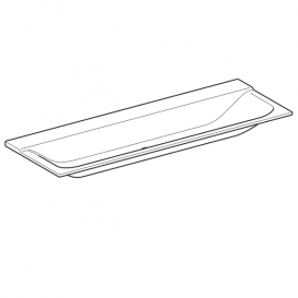 Раковина для ванной Geberit Xeno² 140 см встраиваемая Varicor альпийский белый 500.276.00.1