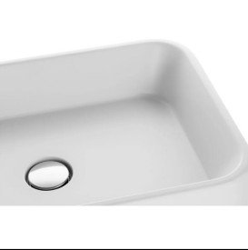 Раковина для ванної Granado Fabero 56х38 см кварцит white gbs1505