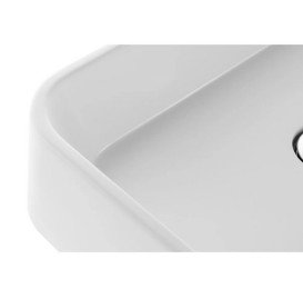 Раковина для ванної Granado Fabero 56х38 см мармурова крихта Gelcoat ISO white gbs1505g