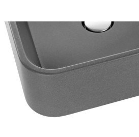 Раковина для ванної Granado Lalin 42х42 см кварцит grafito gbs1309